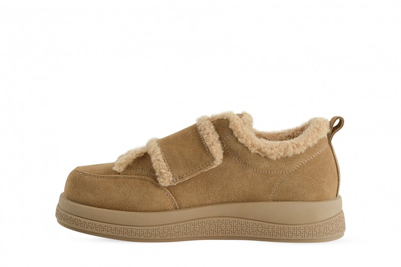 Туфлі жіночі бежеві з натуральної замши (008535)