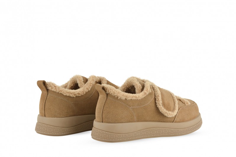 Туфлі жіночі бежеві з натуральної замши (008535)