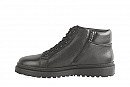 Ботинки мужские черные из натуральной кожи (007662)