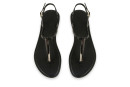 Сандалі жіночі чорні з силікону (009059)