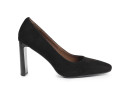 Туфлі жіночі чорні з натуральної замши (008873)