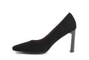 Туфлі жіночі чорні з натуральної замши (008873)