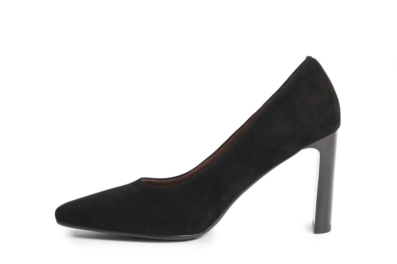 Туфлі жіночі чорні з натуральної замши (008873)