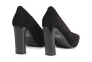 Туфлі жіночі чорні з натуральної замши (008873)