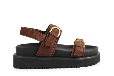 Сандалі жіночі коричневі (008899)