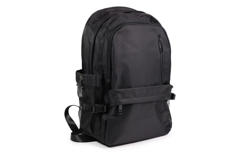 Рюкзак жіночий чорний з текстилю (008923)