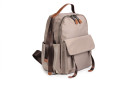 Рюкзак жіночий бежевий з текстилю (008925)