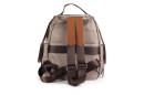Рюкзак жіночий бежевий з текстилю (008925)