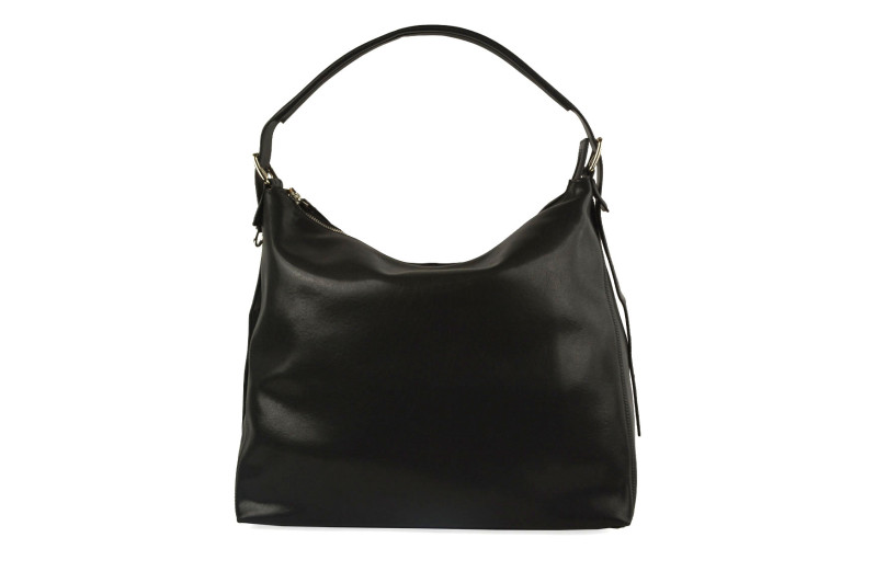 Сумка жіноча чорна з натуральної шкіри (009068)