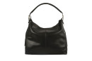 Сумка жіноча чорна з натуральної шкіри (009068)