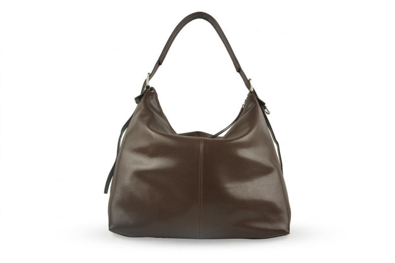 Сумка жіноча коричнева з натуральної шкіри (009035)