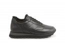Кросівки чоловічі чорні з натуральної шкіри (008511)