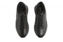 Кросівки чоловічі чорні з натуральної шкіри (008511)