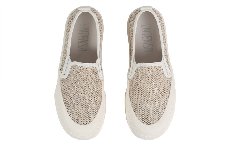 Кеди жіночі бежеві з текстилю (008782)