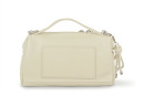 Сумка жіноча молочна з натуральної шкіри (009040)