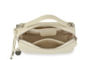 Сумка жіноча молочна з натуральної шкіри (009040)