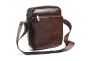 Сумка чоловіча коричнева з натуральної шкіри (008806)