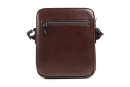 Сумка чоловіча коричнева з натуральної шкіри (008806)