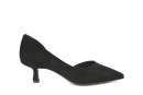 Туфлі жіночі чорні з натуральної замши (008953)