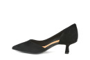 Туфлі жіночі чорні з натуральної замши (008953)