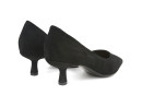 Туфлі жіночі чорні з натуральної замши (008953)