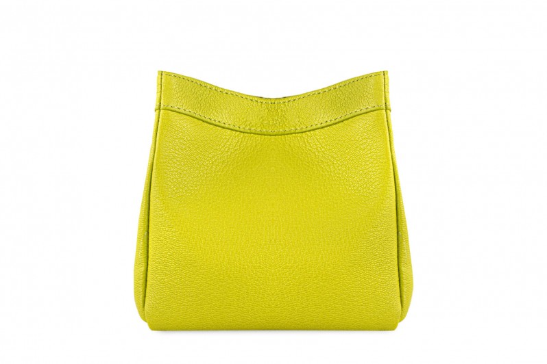 Сумка жіноча зелена з натуральної шкіри (006698)