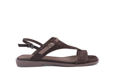 Босоніжки жіночі коричневі (009051)