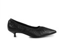 Туфлі жіночі чорні з натуральної шкіри (008825)