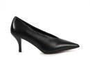 Туфлі жіночі чорні з натуральної шкіри (008826)