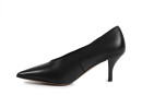 Туфлі жіночі чорні з натуральної шкіри (008826)