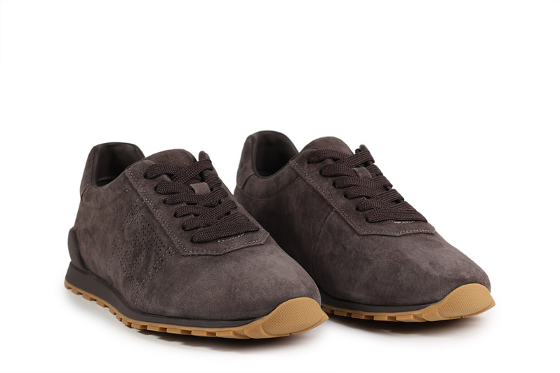 Кросівки жіночі коричневі з натуральної замші (008827)