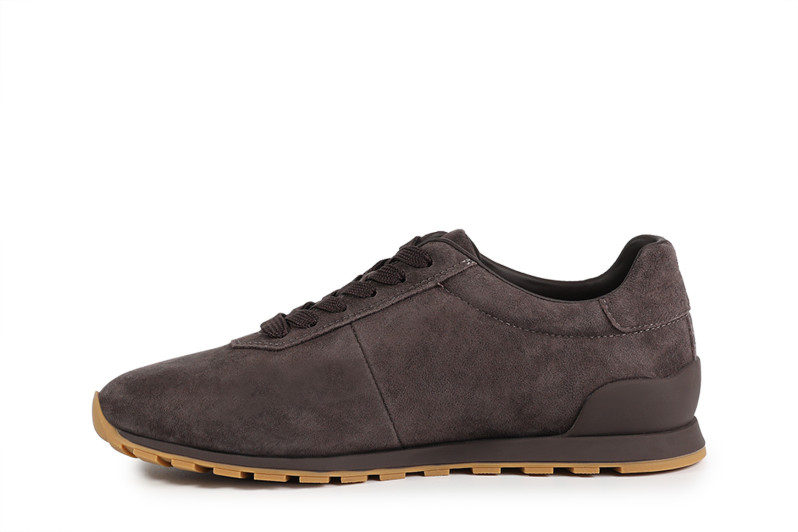 Кросівки жіночі коричневі з натуральної замші (008827)