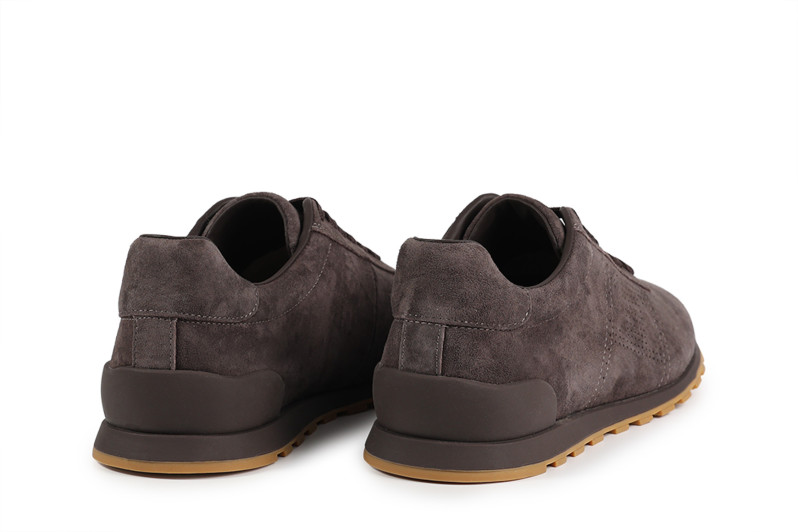 Кросівки жіночі коричневі з натуральної замші (008827)