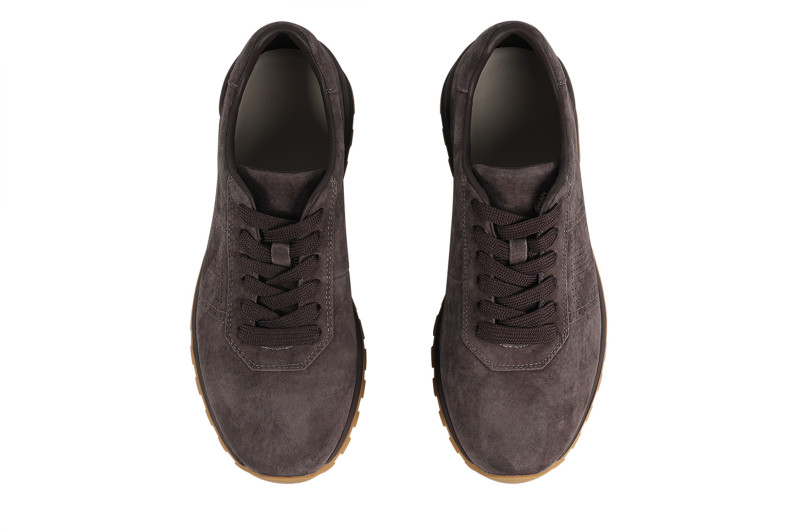 Кросівки жіночі коричневі з натуральної замші (008827)