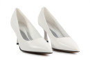 Туфлі жіночі білі з натуральної шкіри (008838)