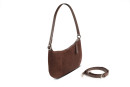 Сумка жіноча коричнева з натуральної замши (008807)