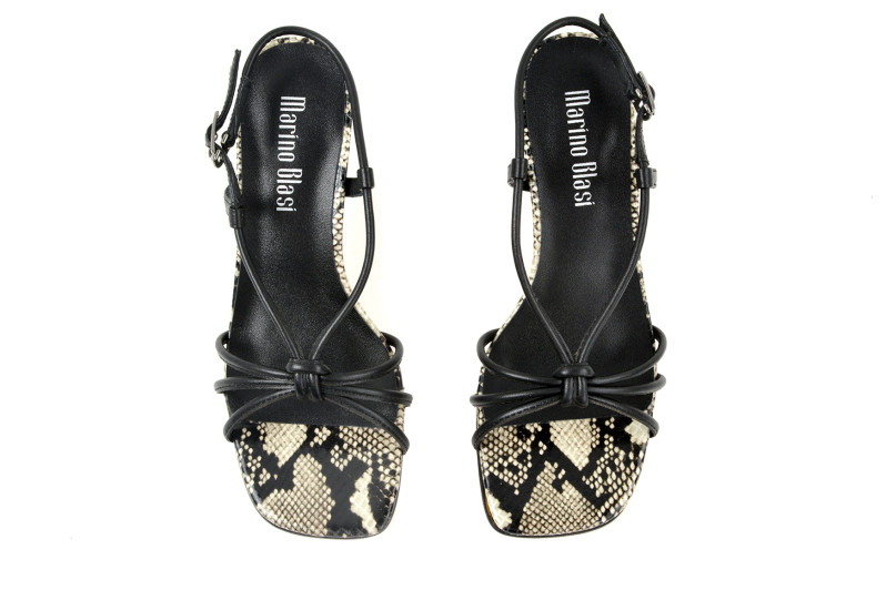 Босоніжки жіночі рептилія з натуральної шкіри (008944)